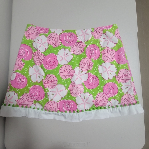 Lilly Pulitzer Sandy Tides Skort Seashell Print. - Picture 2 of 10